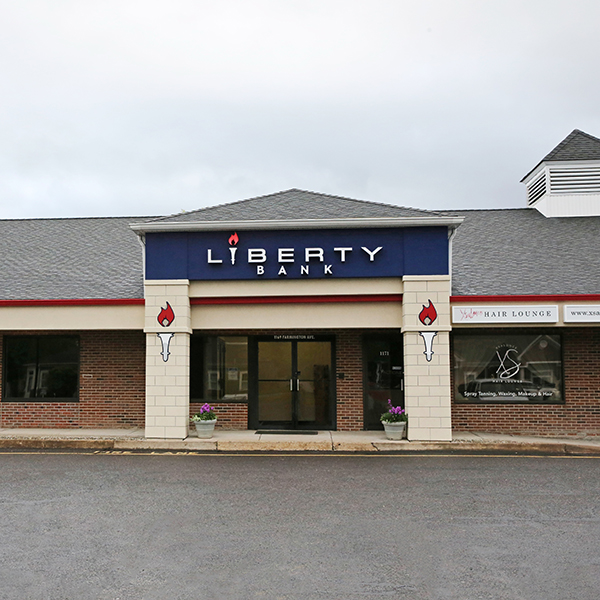 Liberty Bank branch exterior